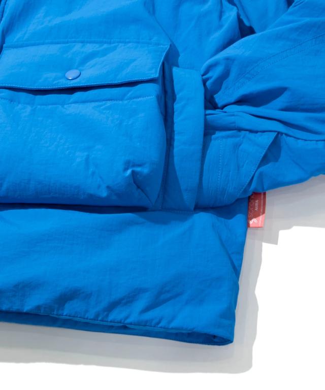 go slow caravan マットナイロン パディングパーカー ブルゾン 中綿