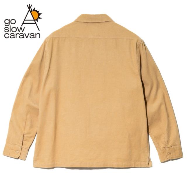 go slow caravan 長袖シャツ 神出鬼没 モンスター 前立て 刺繍