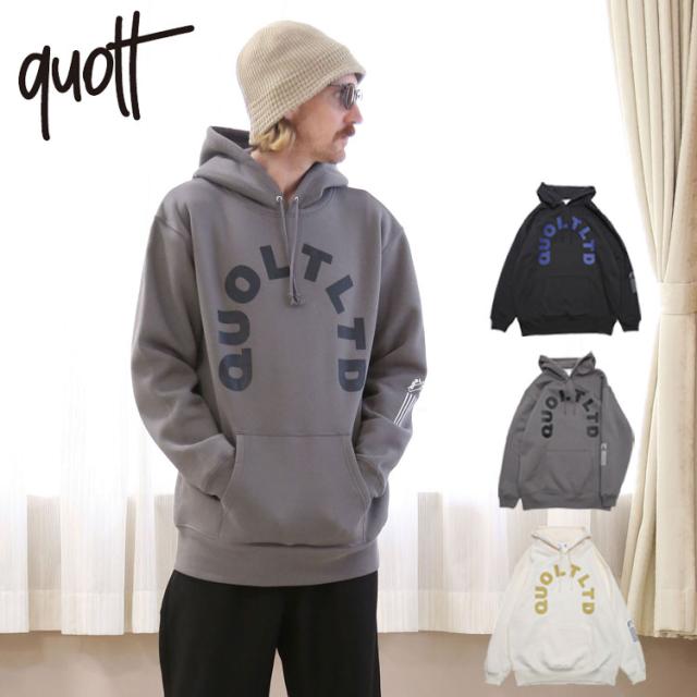 クオルト LTD PARKA 裏起毛 プリント パーカー カジュアル QUOLT