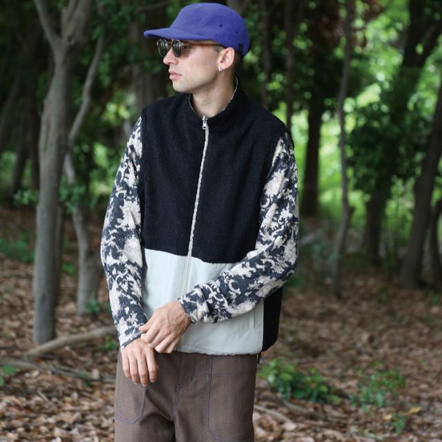 クオルト レイヤード状 切替 ニットソー 西洋美術柄 長袖 Tシャツ リラックス感 ゆったり QUOLT 肌触りのよいニット ユニセックス [MAGNIFICENT KNIT]  901t-1877 クオルト レイヤード状 切替 ニットソー 西洋美術柄 長袖 Tシャツ