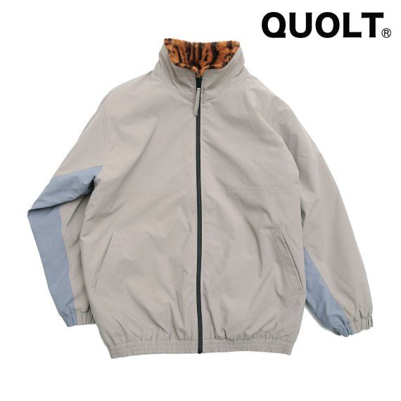 QUOLT リバーシブル ボア ジャケット クオルト ユニセックス カジュアル トップス アウター REVERSIBLE-BOA JKT BEIGE ベージュ M L 901t1718be