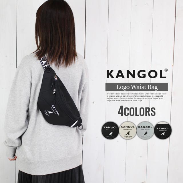 KANGOL ロゴ ボディーバッグ ウエストポーチ ボディバッグ