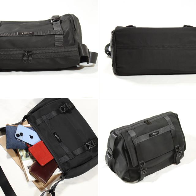 KANGOL カンゴール BLACK SERIES 5ポケット ショルダーバッグ 撥水 マット素材 通勤 通学 旅行 アウトドア カジュアル ストリートファッション 多機能 シンプルデザイン 49200_10