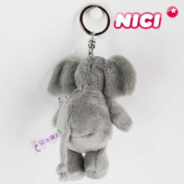 【全商品オープニング価格 特別価格】 ニキ NICI ゾウ バッグ レディース キーホルダー イートン ぬいぐるみ