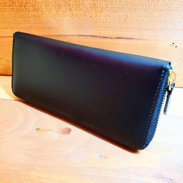 牛ヌメ革 長財布 ラウンドファスナー レザーラウンドファスナー ロング