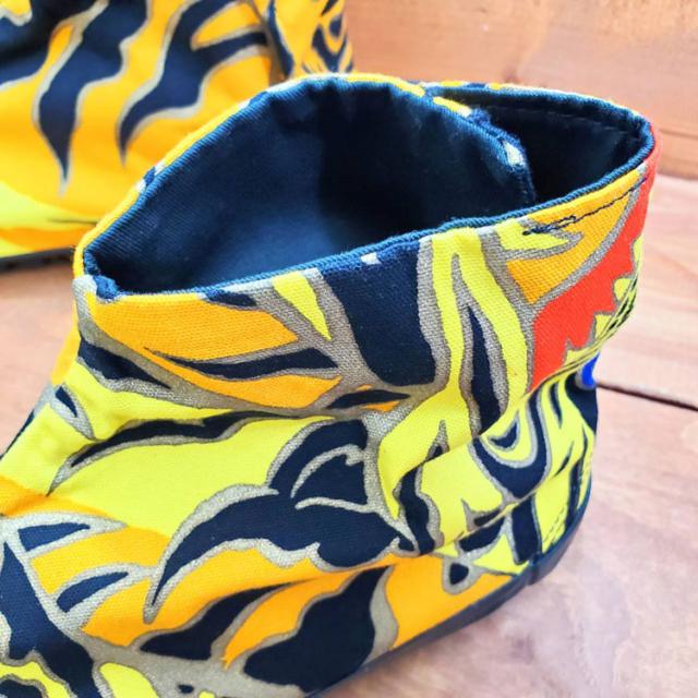 地下足袋 寅柄 虎柄 スプリットトゥ ハイカット シューズ オール