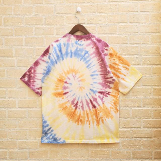 ガルフィー オーバーサイズ 半袖 Tシャツ GALFY タイダイ染め 犬中毒 イヌ ロゴ ストリート カジュアル Tシャツ 半袖Tシャツ ユニセックス 152017_4