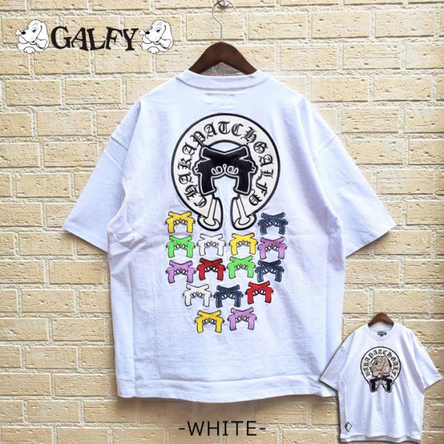 GALFY チャカパッチ Tシャツ2 半袖 Tシャツ ガルフィー オーバーサイズ Tee リラックスサイジング Tシャツ 半袖Tシャツ 中型犬 L 大型犬 XL 152083_4
