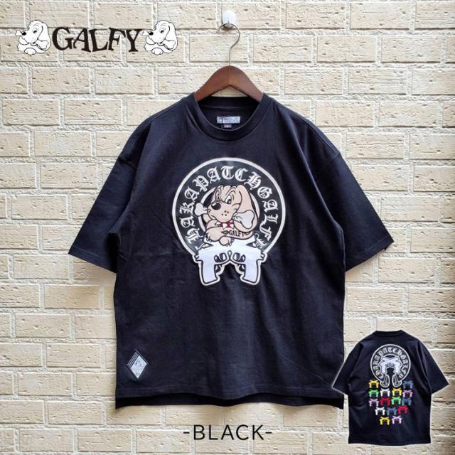 GALFY チャカパッチ Tシャツ2 半袖 Tシャツ ガルフィー オーバーサイズ Tee リラックスサイジング Tシャツ 半袖Tシャツ 中型犬 L 大型犬 XL 152083_5