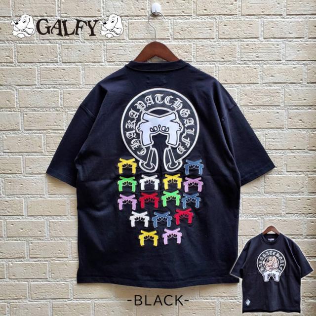 GALFY チャカパッチ Tシャツ2 半袖 Tシャツ ガルフィー オーバーサイズ Tee リラックスサイジング Tシャツ 半袖Tシャツ 中型犬 L 大型犬 XL 152083_6