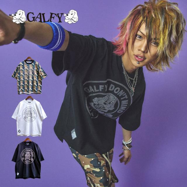 GALFY どんまい Tシャツ 半袖 Tシャツ ガルフィー オーバーサイズ