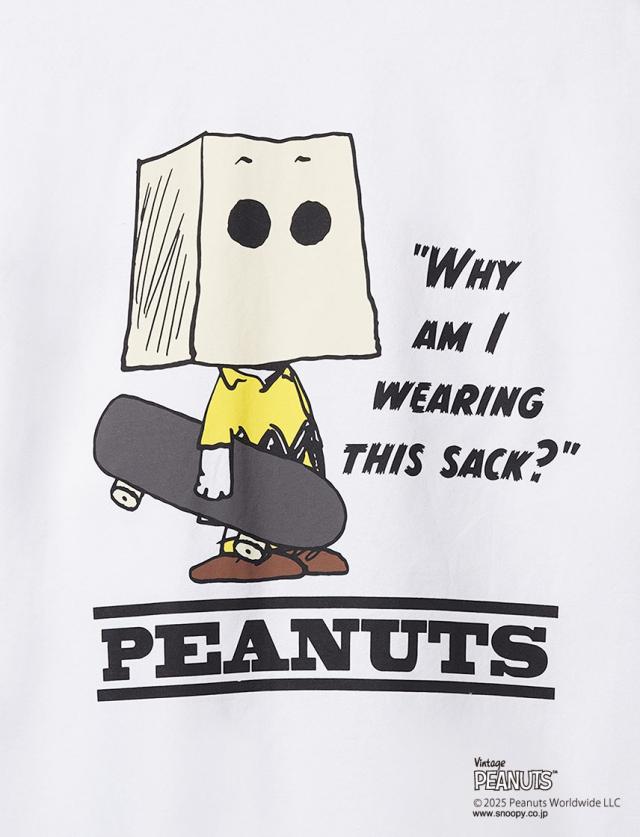 PEANUTS ミリタリー 半袖シャツ スケートボード NUTMEG ダブルーネーム パックプリント チャーリーブラウン ミスターサック スポーツ ストリート リラックスシルエット 2J8-15883_10