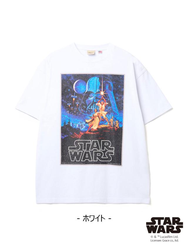 【Goodwear】『スター・ウォーズ エピソード4／新たなる希望』／ ピグメント プリント BIGTシャツ ピグメント加工 半袖Tシャツ 半袖TEE ユニセックス 7.6oz USAコットン 2W7-15235