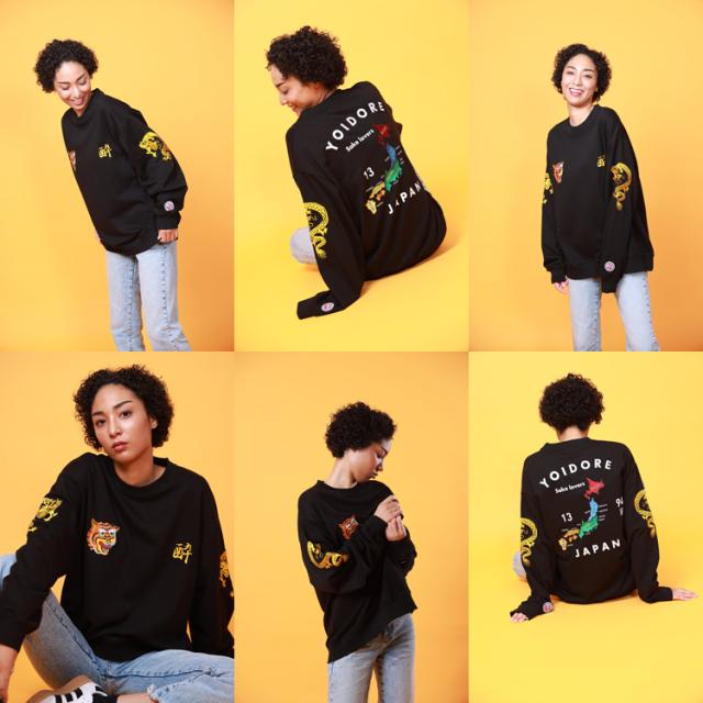 YOIDORE スーベニア スウェット スカトレーナー トレーナー JAPAN