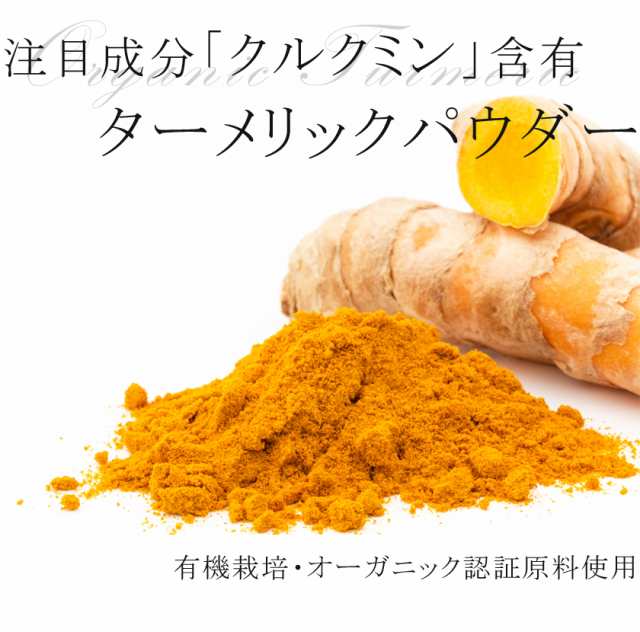 オーガニック ターメリックパウダー（秋ウコン 粉末）500g （有機JAS