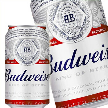 バドワイザー 缶ビール 330ml 1ケース24缶 送料無料 北海道 沖縄は送料1000円加算 の通販は