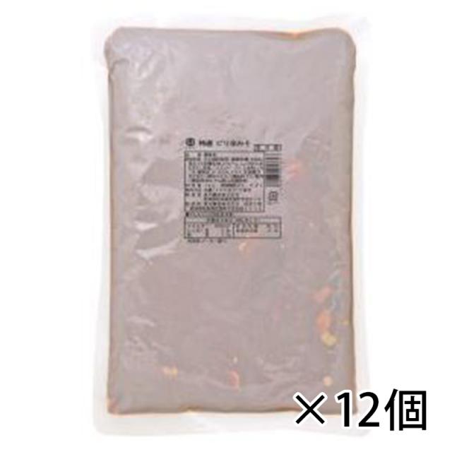 泉万醸造 辛みそ 1kg 味噌 1ケース 12個入り 調味料 食品 業務用 送料無料 北海道 沖縄は加算 クール便は加算
