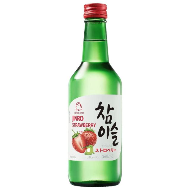 チャミスル ストロベリー(箱売り20本) JINRO チャミスル ストロベリー 360ml 1ケース20本入り リキュール