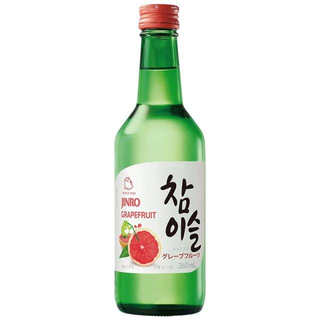 JINRO チャミスル グレープフルーツ 360ml 1ケース20本入り リキュール 送料無料 北海道 沖縄は送料1000円 6,944円