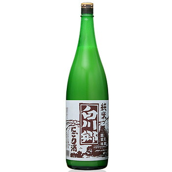 三輪酒造 白川郷 純米にごり酒 1.8L 1ケース6本入り 日本酒 送料無料 北海道 沖縄は送料1000円の通販は