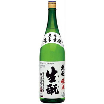 大七 純米生もと 1.8L 1ケース6本入り 福島県 地酒 日本酒 清酒 送料無料 北海道 沖縄は送料1000円 ダンボール配送