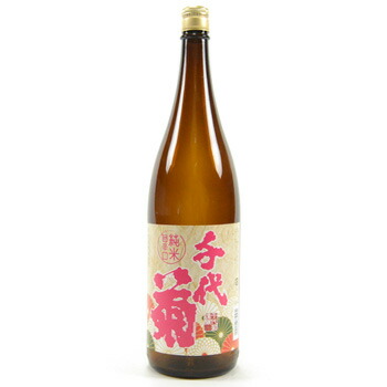 千代菊 純米酒 旨辛口 1.8L 1ケース6本入り 岐阜県 地酒 日本酒 清酒 まとめ買い 買い置き ケース買い 送料無料 北海道 沖縄は送料1000円 1800ml ダンボール配送
