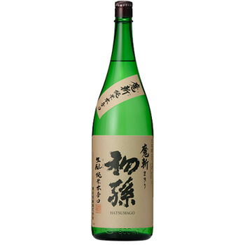 初孫 魔斬 生もと 純米本辛口 1.8L 1ケース6本入り 日本酒 清酒 送料無料 北海道 沖縄は送料1000円 ダンボール配送