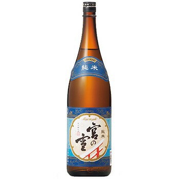 宮の雪 純米酒 1.8L 1ケース6本入り 三重県 地酒 日本酒 清酒 送料無料 北海道 沖縄は送料1000円 ダンボール配送