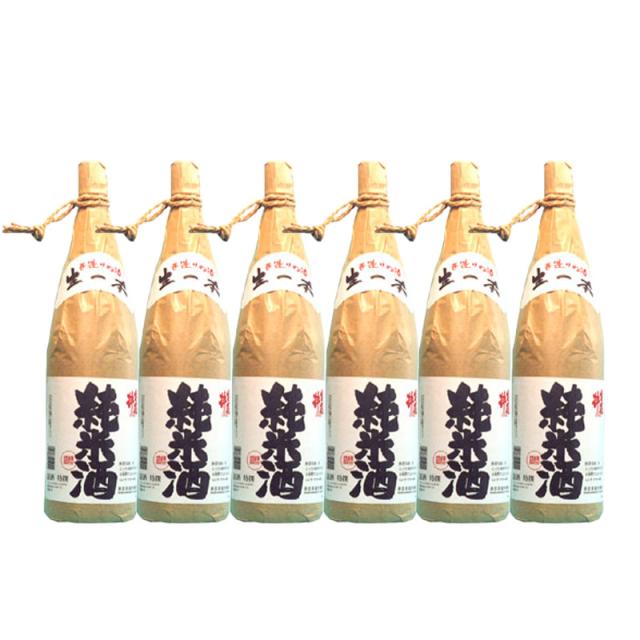 生道井 特選純米 生一本 1800ml 1.8L 純米酒 1ケース 6本入り 日本酒 清酒 送料無料 北海道 沖縄は送料1000円加算 クール便は700円加算 ダンボール配送