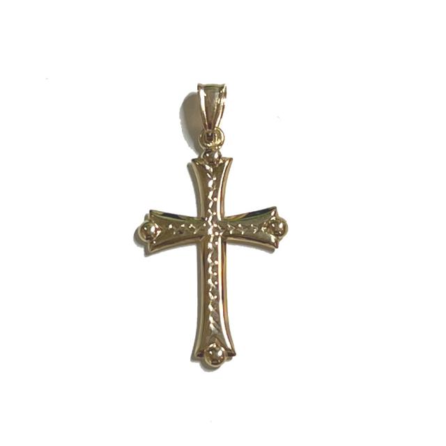 お得‼️K18ゴールド クロスペンダント 27.5mm x 18.8mm