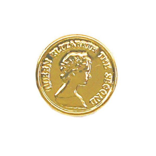 （片側販売）K18 コインタイプ k18 ピアス 8mm×8mmの通販は 5,980円