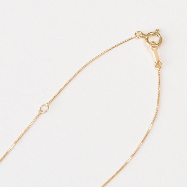 K18 ダイヤモンドネックレス　馬蹄　0.06ct_1