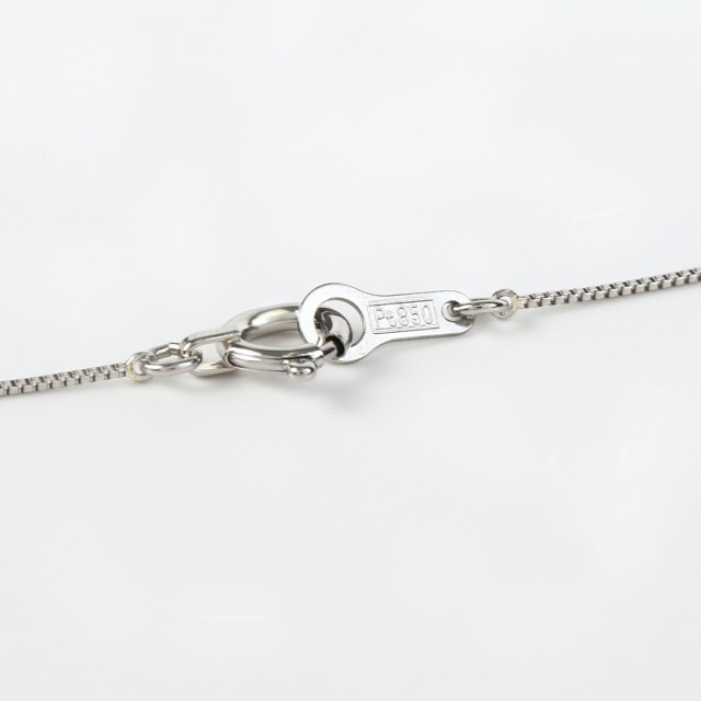 プラチナ ダイヤモンドネックレス ダイヤ 0.2ct (Pt850 0.5mm プラチナ ダイヤモンドネックレス ダイヤ 0.2ct (Pt850 0.5mm