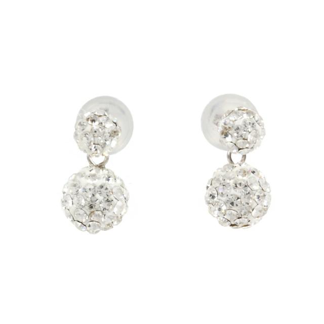 K10 WG ピンクゴールド ピアス チェコガラスピアス きらきらピアスの通販は 5,680円