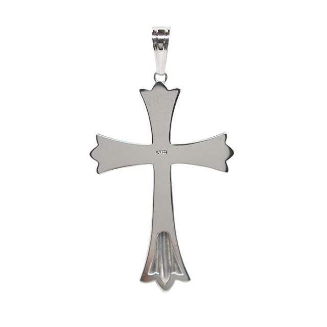 プラチナ PT900 クロス ペンダント トップ 52×33×2.9mmの通販はau