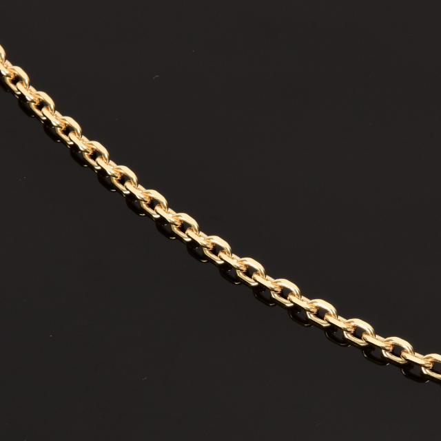 喜平 アンカーネックレス 4面カット K18 18金 (20g-50cm)引輪（造幣局 