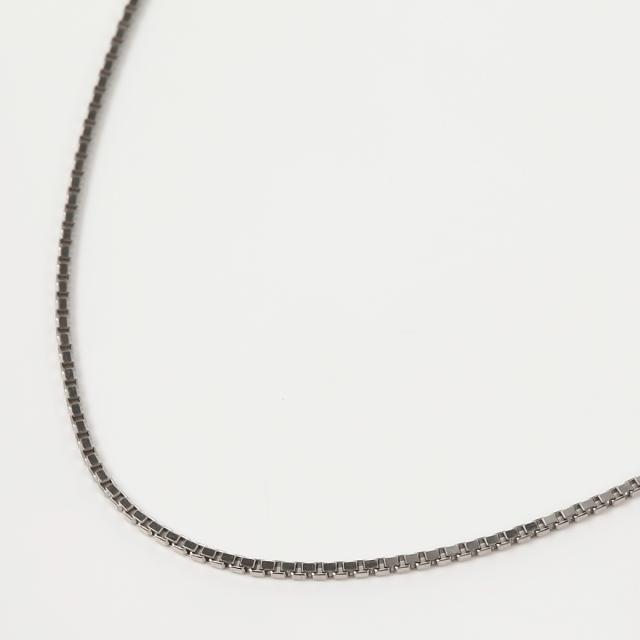 Pt850 ベネチアンチェーン（無段階の長さ調整 スライド式アジャスター） 1.0mm 45cm　_1