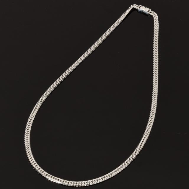 送料無料】喜平ネックレス SV925 六面ダブル(20g-50cm)中留（中折れ）6 