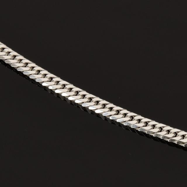 送料無料】喜平ネックレス SV925 六面ダブル(30g-50cm)中留（中折れ）6
