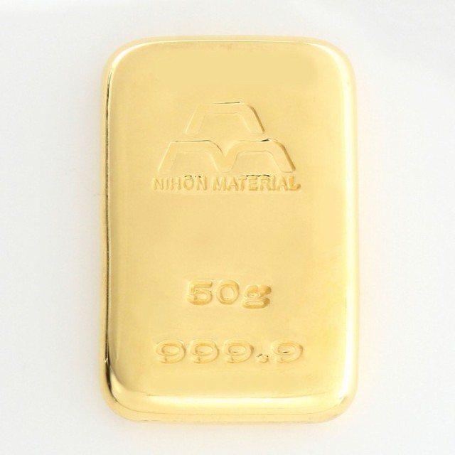 送料無料】24金 純金 INGOT [日本マテリアル 純金 50g] ゴールドバー+専用ペンダント枠(シルバー925)の通販はau PAY マーケット  - トマトサラダ