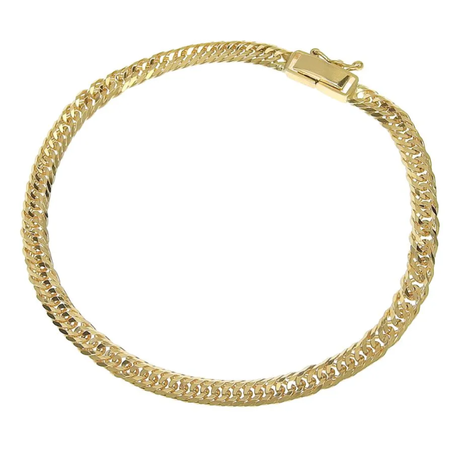 喜平 ブレスレット 18金 K18 トリプル 12面 11.5g 18cm 新品 造幣局検定マーク(ホールマーク)刻印入り キヘイ 喜平 ブレスレット K18 トリプル 12面 12g 19cm 造幣局検定マーク