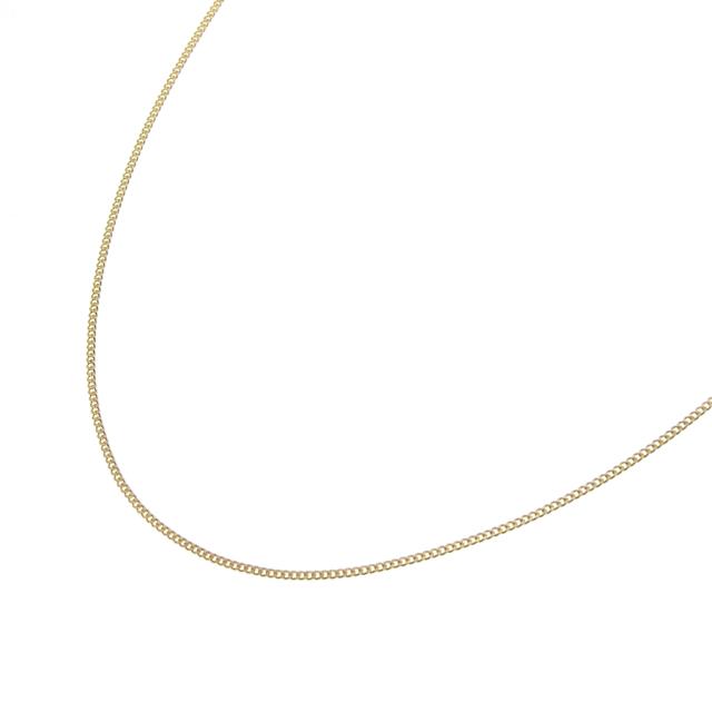 喜平チェーンネックレス K18 18金 2面カット 0.24φ 幅0.8mm 長さ40cm 約1.2g キヘイ チェーン アジャスター付 （造幣局検定マーク刻印入）