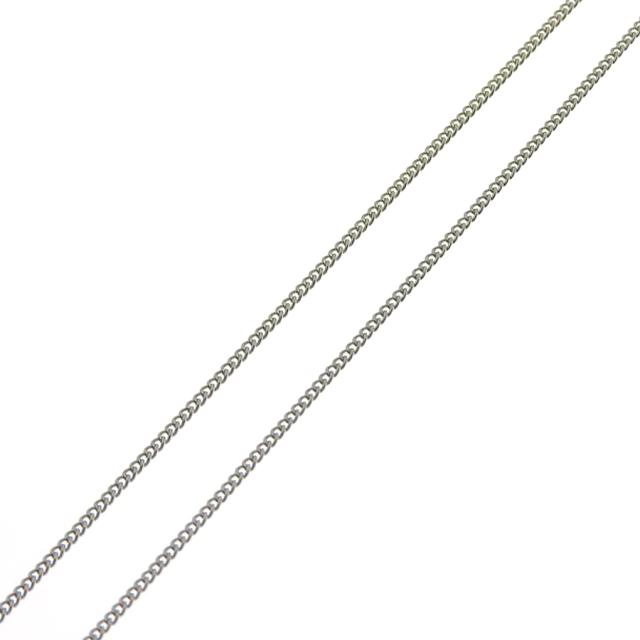 喜平チェーンネックレス Pt850 プラチナ 2面カット 0.24φ 幅0.8mm 長さ40cm 約1.45g キヘイ チェーン （造幣局検定マーク刻印入）_2