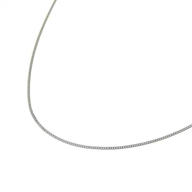 喜平チェーンネックレス Pt850 プラチナ 2面カット 0.29φ 幅1.0mm 長さ40cm 約2.0g キヘイ チェーン （造幣局検定マーク刻印入）