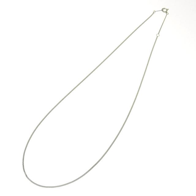 喜平チェーンネックレス Pt850 プラチナ 2面カット 0.29φ 幅1.0mm 長さ40cm 約2.0g キヘイ チェーン （造幣局検定マーク刻印入）_1