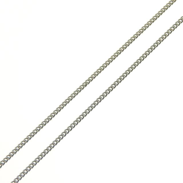 喜平チェーンネックレス Pt850 プラチナ 2面カット 0.29φ 幅1.0mm 長さ40cm 約2.0g キヘイ チェーン （造幣局検定マーク刻印入）_2