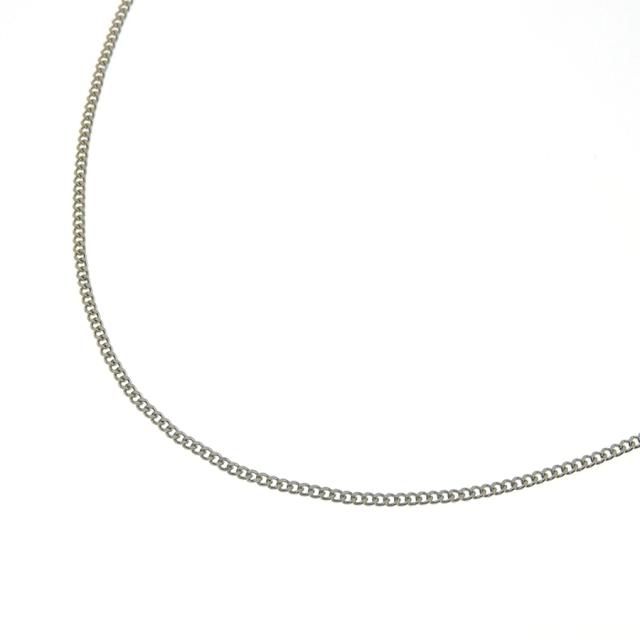 喜平チェーンネックレス Pt850 プラチナ 2面カット 0.35φ 幅1.2mm 長さ40cm 約2.9g キヘイ チェーン （造幣局検定マーク刻印入）
