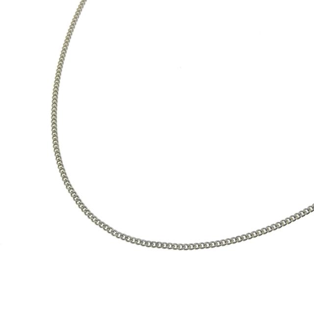 喜平チェーンネックレス Pt850 プラチナ 2面カット 0.40φ 幅1.3mm 長さ40cm 約3.8g キヘイ チェーン （造幣局検定マーク刻印入）