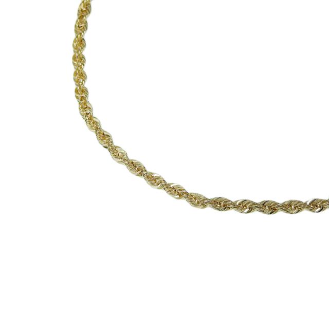 K18 パイプロープチェーン55cm 23g K18 パイプロープチェーン55cm 23g