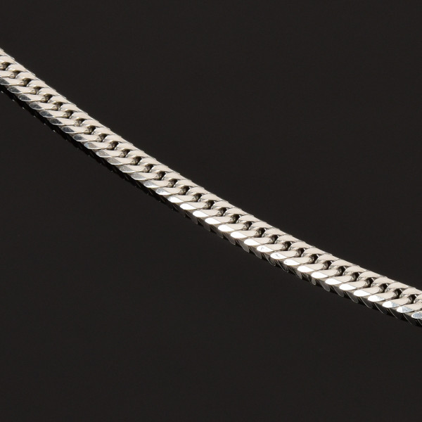 SV925 喜平 ネックレス 六面ダブル喜平ネックレス(22g-55cm)中留(中